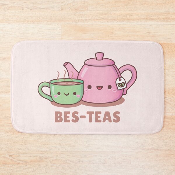 Item preview, Cute Teacup and Teapot Bes Teas Besties designed and sold by rustydoodle.