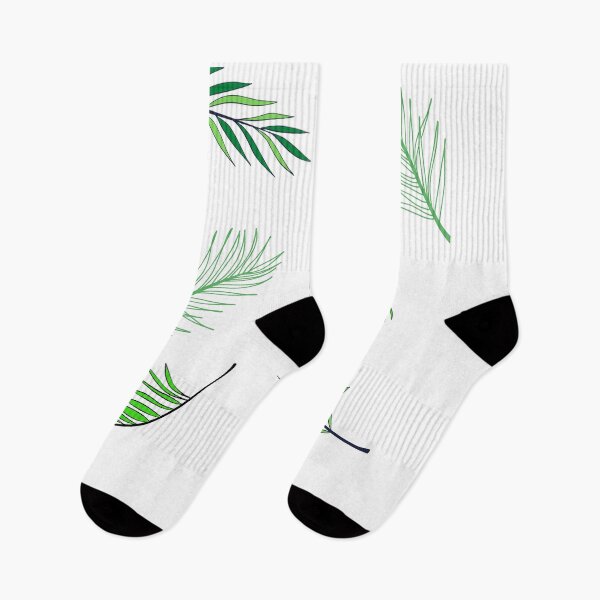 Item preview, Green palm leaves designed and sold by Girlinthecloud.