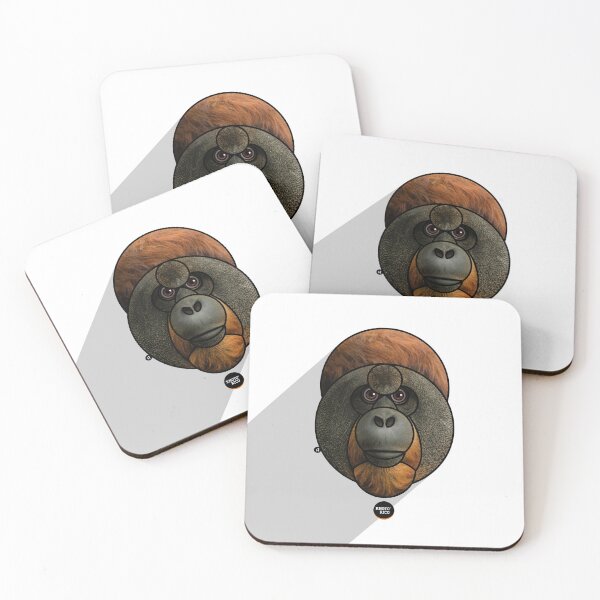 Item preview, ORANG UTAN - BLANCO - Pongo pygmaeus designed and sold by Rhotorico.