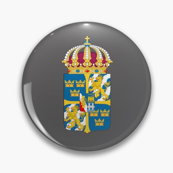 Item preview, Swedish Royal Coat of Arms Badge designed and sold by Frogpen.