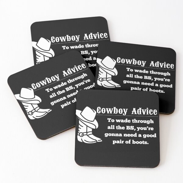 Item preview, Cowboy Advice designed and sold by DaydreamerDzine.