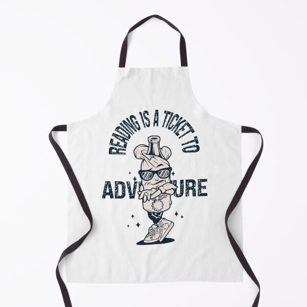 Item preview, Reading Is A Ticket To Adventure Funny Book Lovers Distressed Text Gift For Women And Men designed and sold by pedrored369.