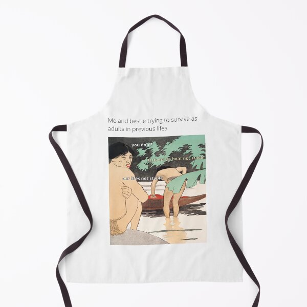 Item preview, Me and bestie trying to adult meme (artwork by Edward Penfield) designed and sold by see-the-fox.