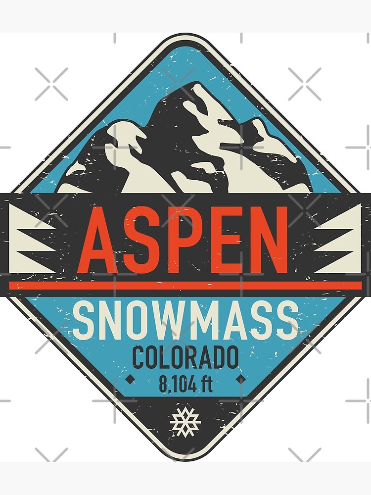 Discover Aspen / Snowmass, Colorado Premium Matte Vertical Poster