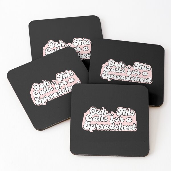 Item preview, Ooh This Calls For A Spreadsheet - funny slogan designed and sold by kapotka.