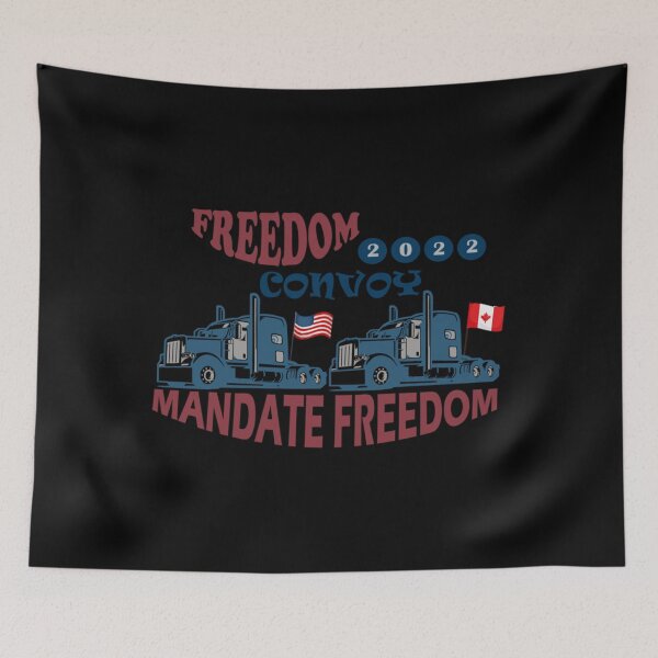 Item preview, For everyone who joins the FREEDOM CONVOY 2022 as a trucker or a supporter Tri-blend  designed and sold by ParkerCraft.