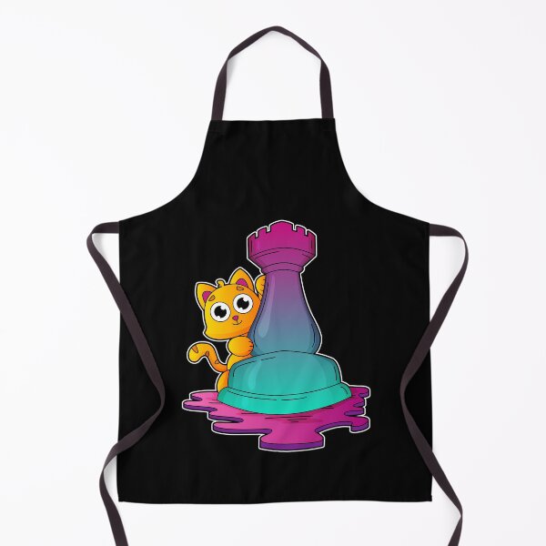 Item preview, Cat at Chess with Chess piece Rook designed and sold by Snabdesign84.
