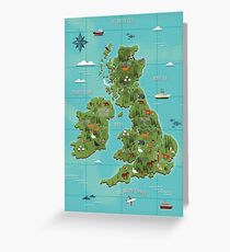 British Isles Greeting Card