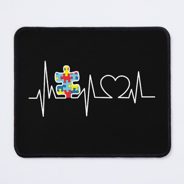 Item preview, Autism Heart Beat designed and sold by GoldenBuffalo79.