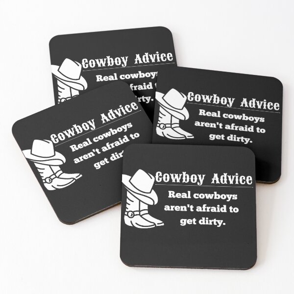 Item preview, Cowboy Advice designed and sold by DaydreamerDzine.