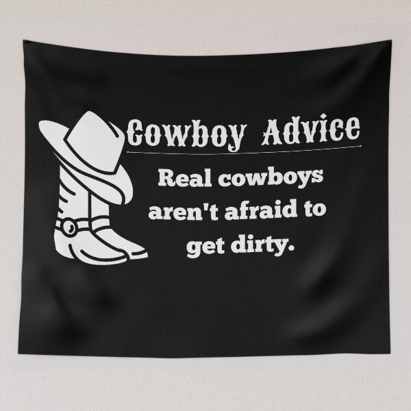 Item preview, Cowboy Advice designed and sold by DaydreamerDzine.