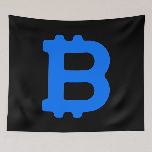 Artikelvorschau, Bitcoin LOGO Blue (BTC) Kryptowährung entworfen und verkauft von Sucryptoz Store.