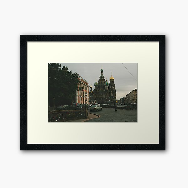 Church – Saint Petersburg, Russia Framed Art Print