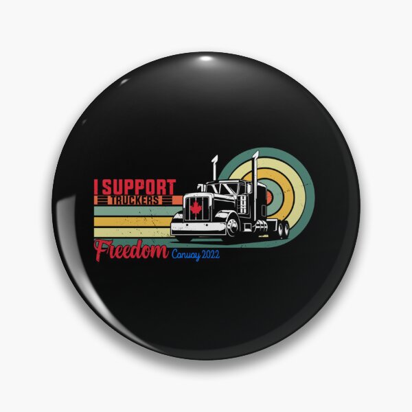 Item preview, Freedom Convoy 2022, I support truckers crossing the US-Canada border   designed and sold by ParkerCraft.