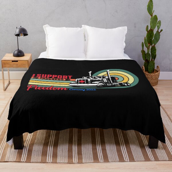 Item preview, Freedom Convoy 2022, I support truckers crossing the US-Canada border   designed and sold by ParkerCraft.