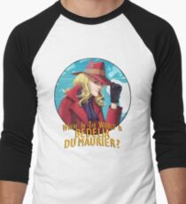 Where in the world is Bedelia Du Maurier? Men's Baseball ¾ T-Shirt