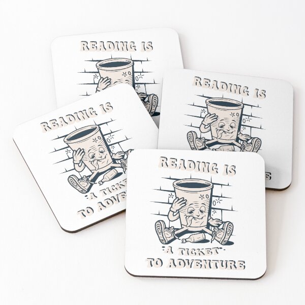 Item preview, Reading Is A Ticket To Adventure Funny Book Lovers Cup Illustration Gift For Women And Men designed and sold by pedrored369.