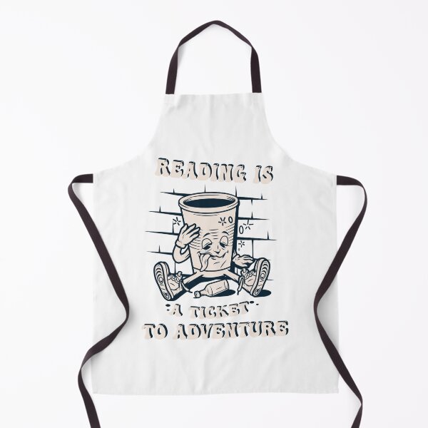 Item preview, Reading Is A Ticket To Adventure Funny Book Lovers Cup Illustration Gift For Women And Men designed and sold by pedrored369.