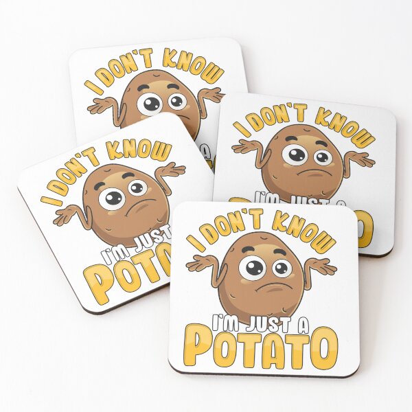 Item preview, I'm Just Potato Funny Cute Vegetabe Vegetarian Vegan, I Love This, Vintage Classic Customize designed and sold by BRTPBM.