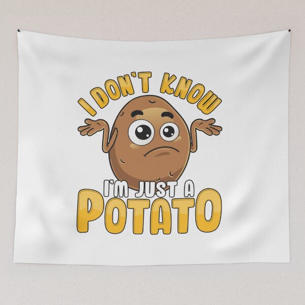 Item preview, I'm Just Potato Funny Cute Vegetabe Vegetarian Vegan, I Love This, Vintage Classic Customize designed and sold by BRTPBM.