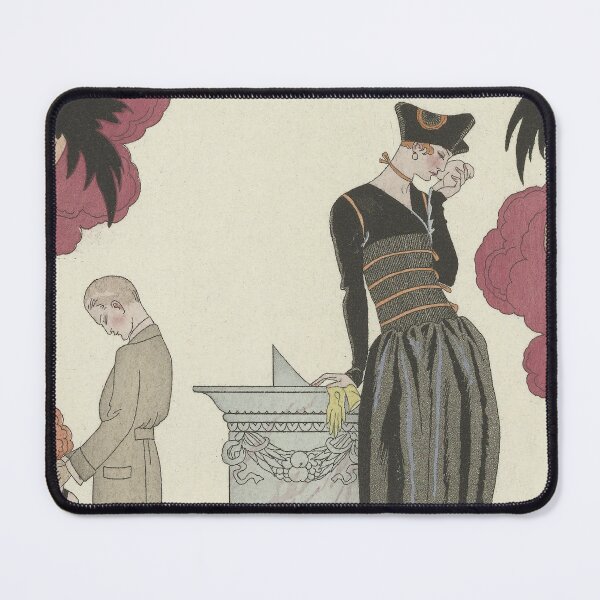 Item preview, 1920s Art Deco Fashion Illustration by George Barbier - Costumes Parisiens - Cadran Soleil designed and sold by cutesy.