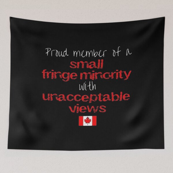 Item preview, proud member of a small fringe minority with unacceptable   designed and sold by ParkerCraft.
