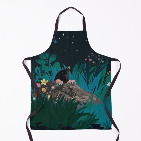 Item preview, Cute mole and moon designed and sold by qu-lan.