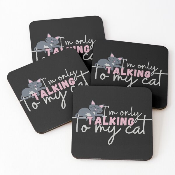 Item preview, I'm Only Talking To My Cat - Mommy Cat designed and sold by PrintaMaria.