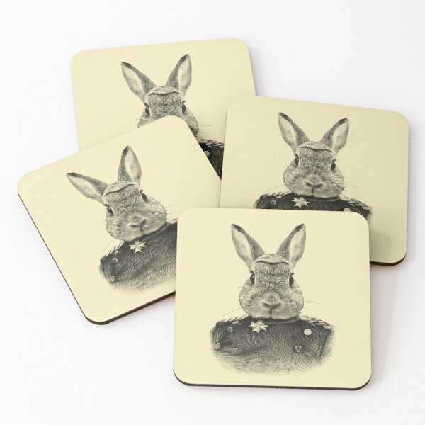 Item preview, Cute Bunny Admiral (cream) designed and sold by Madame Memento.