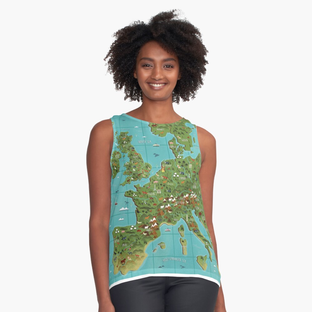 Item preview, Sleeveless Top designed and sold by sophieeves90.