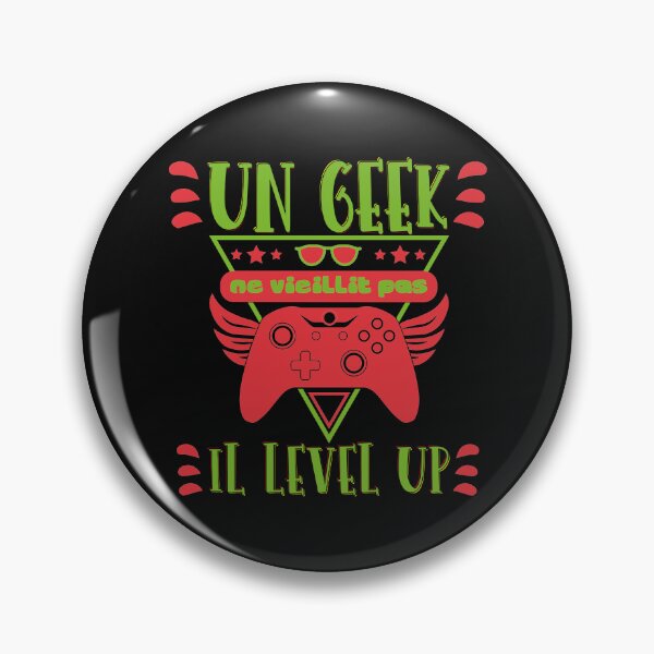 Item preview, A GEEK DOESN'T AGE, geek humor gift designed and sold by lapolonaise.