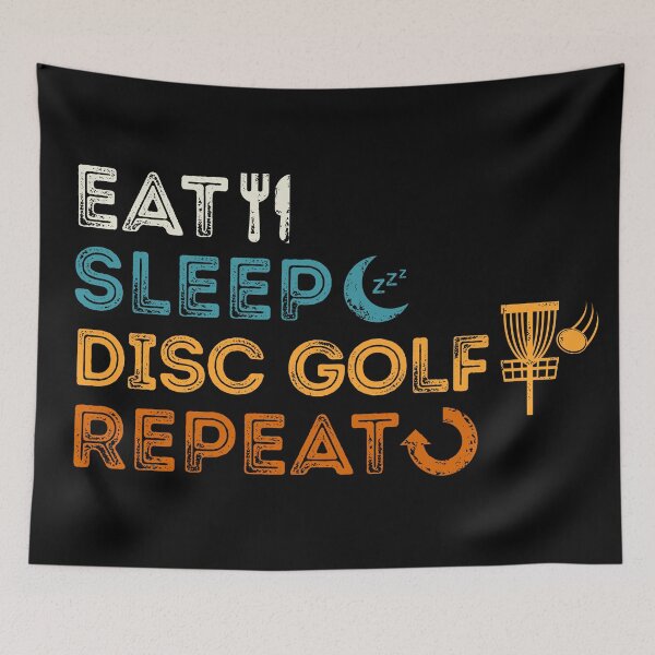 Item preview, Eat Sleep Disc Golf Repeat designed and sold by Mariel  Toigo.