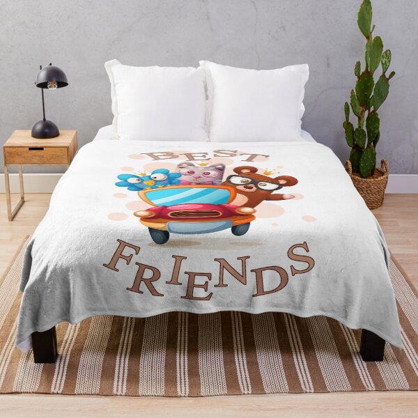 Item preview, Best Friends Bird Cat and Bear Cartoon designed and sold by aventi24.