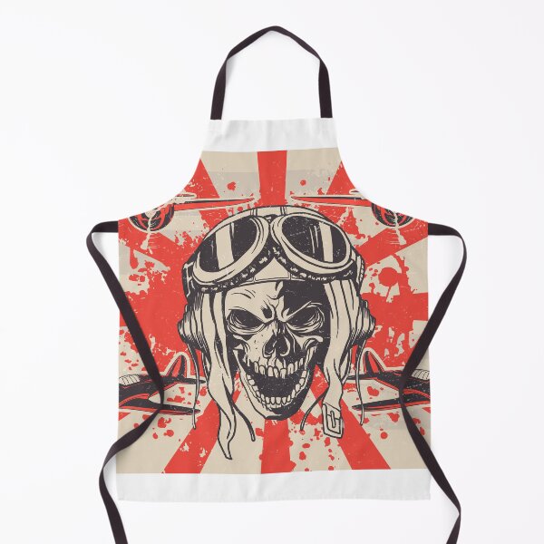 Item preview, Pilot skull kamikaze designed and sold by 4You4U.