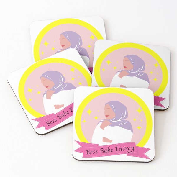 Item preview, Boss Babe Energy Cute Sparkle Beautiful Hijab designed and sold by RichTeeDesigns.