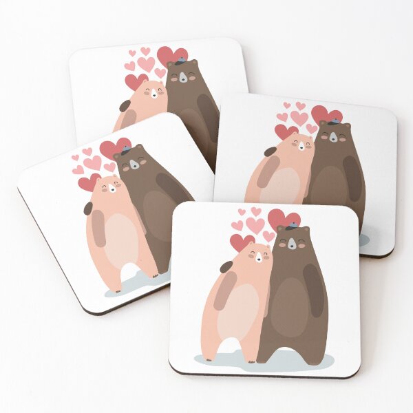 Item preview, Lovers Hugging Bear designed and sold by GraphismNinja.