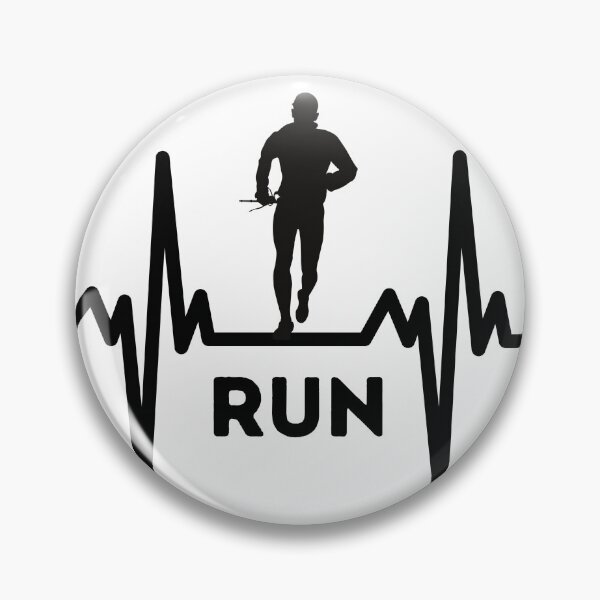 Artikelvorschau, Run Trail Herzschlag entworfen und verkauft von PlanBesser.