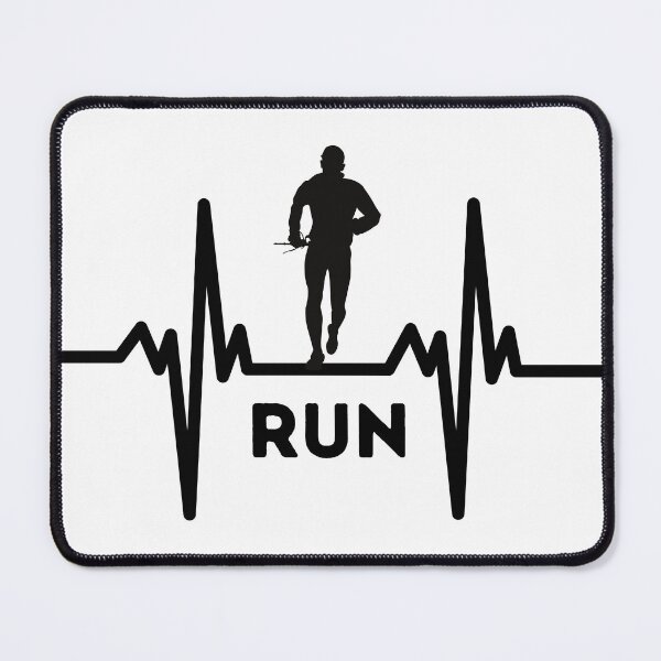 Item preview, Run trail heartbeat designed and sold by PlanBesser.