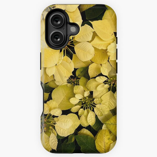 Item preview, Yellow poinsetia soft case  designed and sold by Mcase Store.