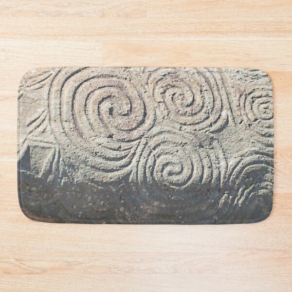 Item preview, Triskele Detail from Entrance Stone at Newgrange designed and sold by ellenhenry.