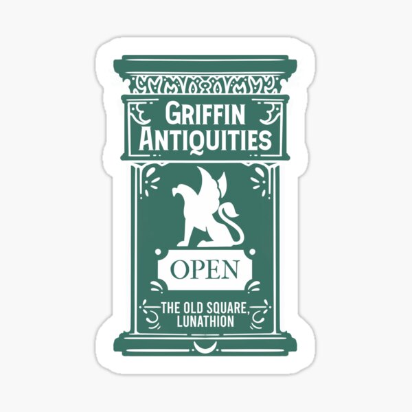 Griffin Antiquities - Crescent City Sticker