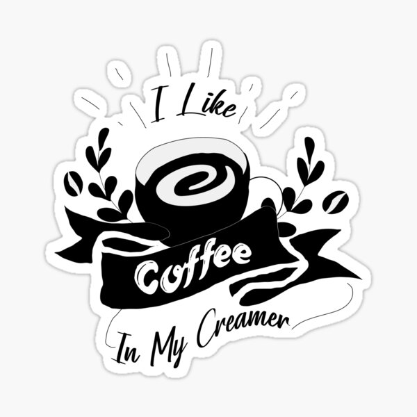  DECAL ONLY Coffee Creamer Jar Label/Kitchen Creamer Jar Vinyl  Decal, Kitchen Jar Stickers, Kitchen Organization Labels (5 inch decal) :  Handmade Products