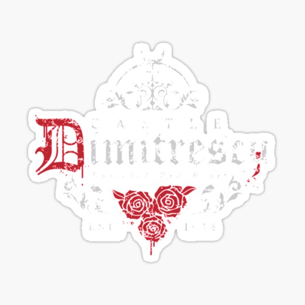 Deep Red Roses Flower Stickers