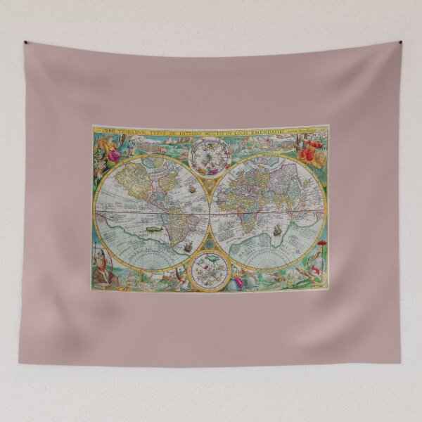 Item preview, terrarum world old map  designed and sold by monamooon.