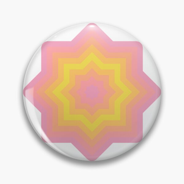 Artikelvorschau, Prisma-Rosa, das abstraktes Stern-Muster beleuchtet entworfen und verkauft von PatternSalad.