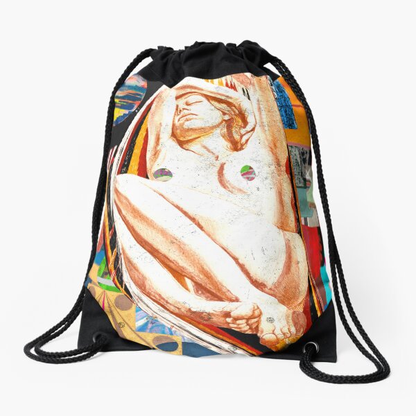 Wake me up later Drawstring Bag