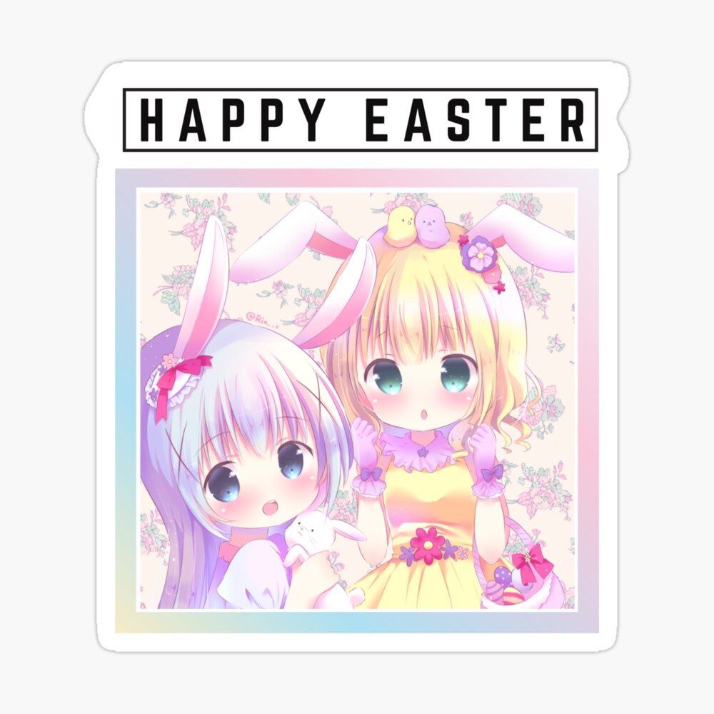 Happy Easter Anime Girl 