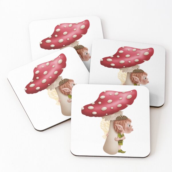Aperçu de l'œuvre Champignon champignon Lutin Amanita muscaria créée et vendue par RedShop24.