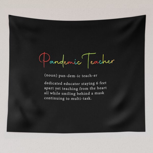 Item preview, Pandemic Teacher Definition Virtual Teaching Survivor designed and sold by Sara-Quinn.