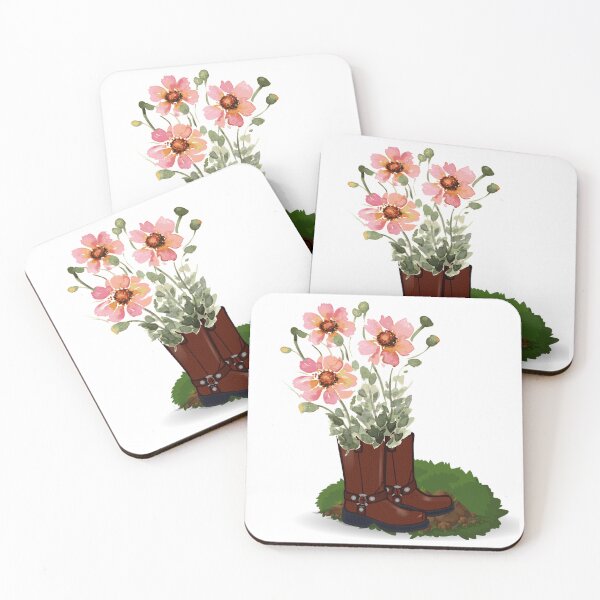 Item preview, Floral Spring Gardening Boots  designed and sold by GraphicsClub.